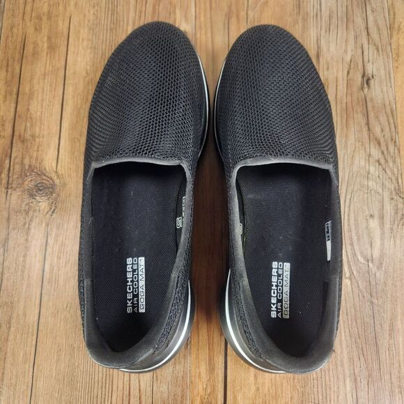 Skechers Ultra Go Walk 5 Womens Size 8 Black Mesh Relaxed Sport Air Cooled Shoes - Picture 6 of 10